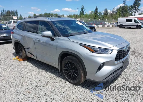 2021 Toyota Highlander Hybrid Limited z USA, uszkodzony, nr VIN 5TDDBRCH2MS016124